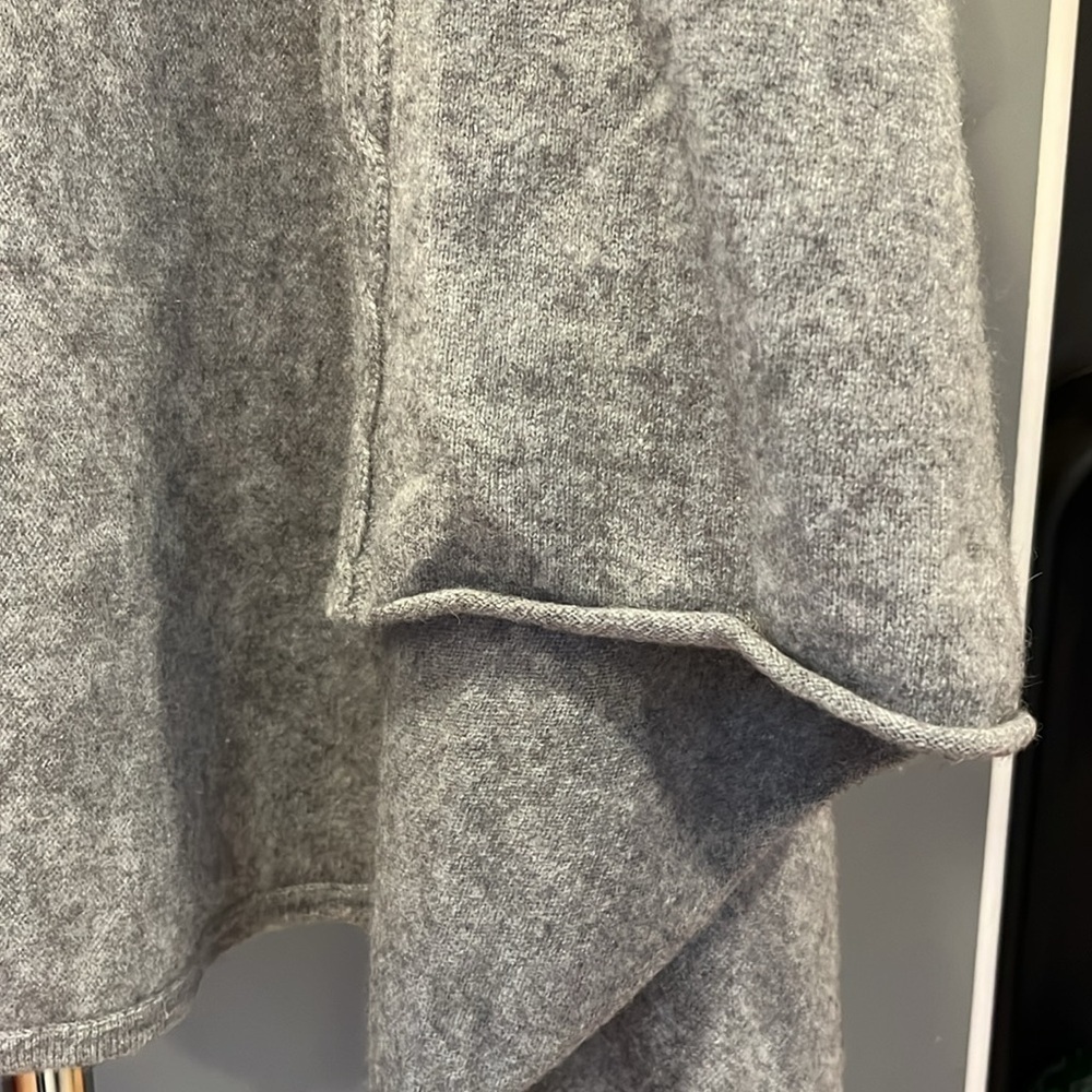 🇪🇸🐠KENAR 100% 2-Ply Cashmere boho Open Cardigan Sweater cable short sleeve XS - Picture 3 of 6